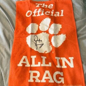 Signed Clemson rag